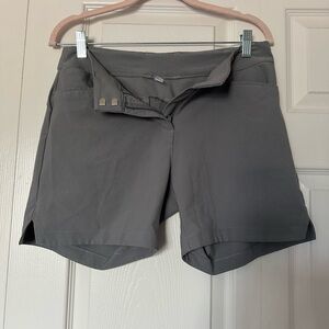 adidas Women's Charcoal Gray golf shorts